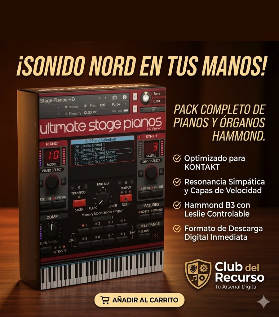 Nord Stage Premium: Pack Completo de Pianos y Órganos Hammond!!